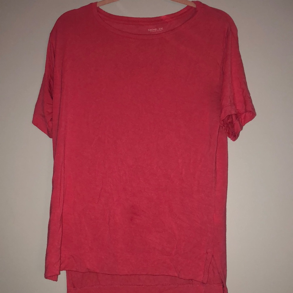 Hot pink short sleeve tee